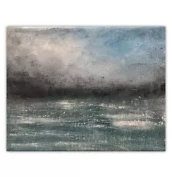 Buy Original HJMarsh Mini-Painting-12x16cm Box Canvas Abstract Seascape • 25£