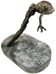 Buy Rick Cain Original Fine Art Driftwood Wildlife Nature Frog Sculpture Buoyant • 426.25£