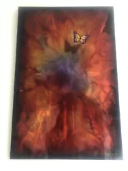 Buy Chris DeRubeis Red Butterfly Original Signed Art • 995£
