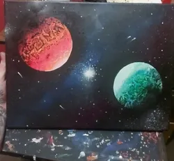 Buy Space And Planet Painting • 25£