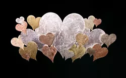 Buy Metal Wall Art Heart Cloud #1582 Housewarming Mother's Valentine's Day Christmas • 434.69£