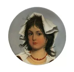 Buy EMIL ECKARDT - 'Gabriela' - Pirkenhammer Porcelain Cabinet Plate - Circa 1900 • 25,593.57£