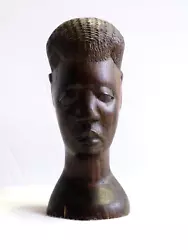 Buy African Hand Carving Wood Head Figurine 4 Inches • 6.63£