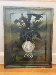 Buy Local Boston Artist - Original Raven Painting • 850.49£