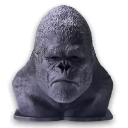 Buy King Kong Bust Sculpture Gorilla  Statue • 82.94£