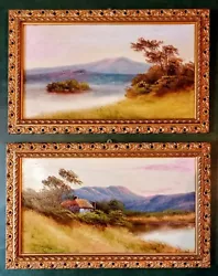 Buy Pair Antique 1920's Scottish Loch Landscape Oil Paintings F E Jamieson ?  • 399£