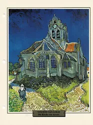Buy The Church Of Auvers - Vincent Van Gogh - Info Card • 0.86£