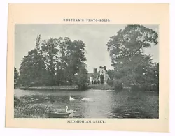 Buy Medmenham Abbey River Thames Buckinghamshire Antique Print Picture 1900 BPF#1679 • 2.99£