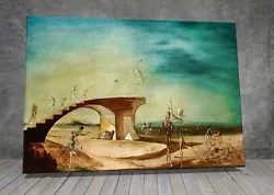 Buy Salvador Dali The Broken Bridge And The Dream CANVAS PAINTING ART PRINT 1816 • 13.29£