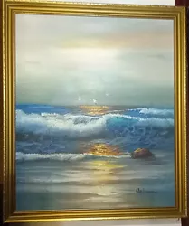 Buy Oil Painting Sunset Over The Sea By HELANA • 195£