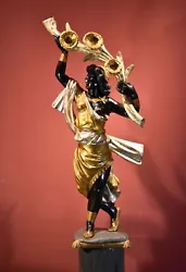 Buy Large Sculpture Antique Moretto 19 Century Venice Gold • 5,036.83£