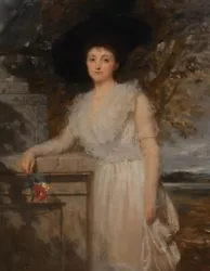 Buy Large 19th Century Portrait Of Mrs Louisa Tooth - John Seymour Lucas (1849-1923) • 10,000£