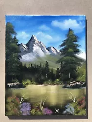 Buy Original Oil Painting 16x20 Canvas “Valley View” Art/Landscape (Bob Ross Style) • 41.34£