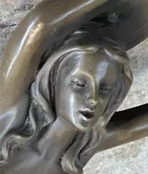 Buy Figurine Bronze Sculpture Vienna Signed Bergman Erotic Chained Handcrafted Art • 87.52£