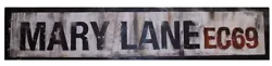 Buy Goldie Mary Lane 2007 ORIG Signed Spray Paint Hand Made Street Sign +COA Banksy • 795£