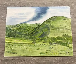 Buy Vintage Original Water Colour Painting Country Scene Signed • 0.99£