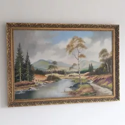 Buy 20th Century Oil Painting By William Gash, Scottish Highlands, Large, Framed • 44£
