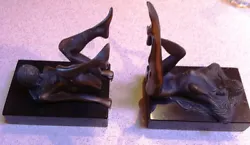 Buy Tom & Bob Bennett       Bookends      Sculpture - Bronze On Black Marble      BA • 2,519.98£