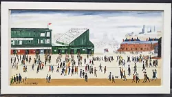 Buy L.S.Lowry Signed FRAMED ORIGINAL PAINTING STATEMENT ART • 575£