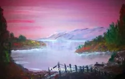 Buy DIGITAL DOWLOAD - Original Artwork - Pink Island Sunset  • 0.99£