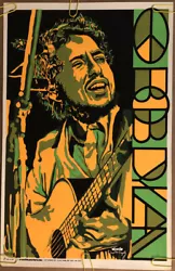 Buy Original Vintage Poster Bob Dylan Beeghley Black Light Pin Up Music Memorabilia • 1,224.66£