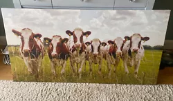 Buy XL Cow Canvas Wall Art - Indoor/outdoor • 0.99£