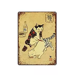 Buy Iron Cat Warrior Wall Decoration Painting  Office • 7.37£