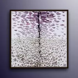 Buy Custom Personalized Painting 35  Abstract Oil Painting Of Purple Diamonds • 433.12£