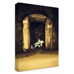 Buy Banksy Fallen Angel Canvas | LARGE WALL ART | Print Street Cans Film Brick Paint • 33.74£