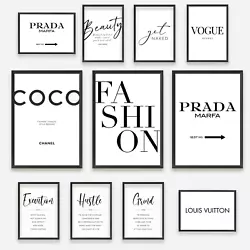 Buy Designer Fashion Quotes Home Gift Wall Fun Art Poster Print Picture A3A4 • 3.99£