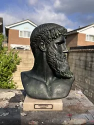 Buy Poseidon Of Artemision God Bust Effect Bronze Metal Art Sculpture Statue • 49£