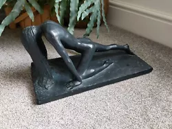 Buy AUSTIN PRODING 1979 DECO STYLE PLASTER NUDE FEMALE SCULPTURE Repaired • 49.99£