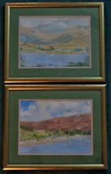 Buy 2 Original Watercolour Paintings Lake/Mountain Scenes Poss Scottish Highlands • 19.99£