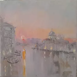 Buy Oil On Canvas-original Painting-venice-sunset-romance • 60£
