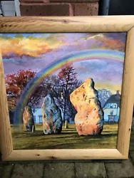 Buy Painting . The Stones At Avebury Wiltshire Painted By Local Artist • 999£