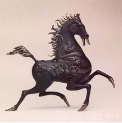 Buy Tie-Feng Jiang        Black Horse       Sculpture - Bronze      BA • 11,840.39£