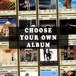 Buy Request Your Own Album Choice / Custom Album Poster / Album Cover Posters • 29.99£