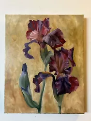 Buy Irises  40x50cm Canvas. • 50£