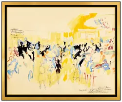 Buy LeRoy Neiman Original Acrylic Painting Casino Gambling Social Bar Signed Art Oil • 19,471.08£