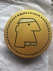 Buy Thierry Noir Coin Gold Original Round Acrylic Painting On Canvas Very Rare • 3,999.99£