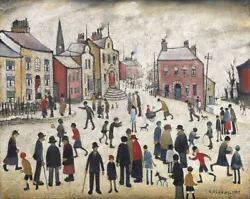 Buy People Day Off Canvas Wall Art Print Artwork Painting LS Lowry Style • 24.98£