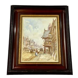 Buy Antique Watercolor Original Signed James William Whittaker European City ~1900 • 103.36£