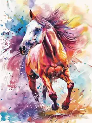 Buy 10 Piece Bundle Of Canvas Design Horse Painting - Digital Art - Wall Art - Print • 4.96£
