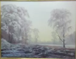 Buy Winters Morning P Claydon Oil On Board Framed Painting Signed By Artist • 30£