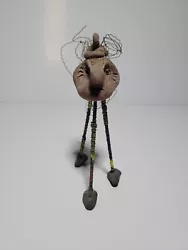 Buy Vintage Abstract Sculpture Handmade Three Legs And A Face Rare Piece • 33.07£