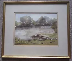 Buy Jeanie Berry Painting. Topsham, Exeter: Probably Of River Exe. Local Artist • 29.99£