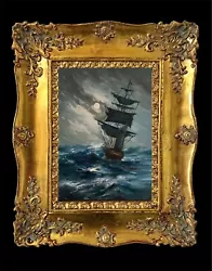 Buy Original Oil Painting On Canvas Seascape By Kayvon Esmaeilou • 0.99£