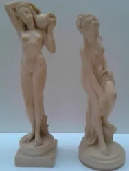 Buy 2 Naked Ladies Bathing Themselves 14.5 And 15.5 Cm's In Height Probably Italian • 20£