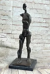 Buy Gia Dali Big Man Walking Bronze Sculpture Statue Figurine Modern Abstract Decor • 275.78£