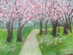 Buy My Original Painting Of The Cherry Blossom Trees • 25£